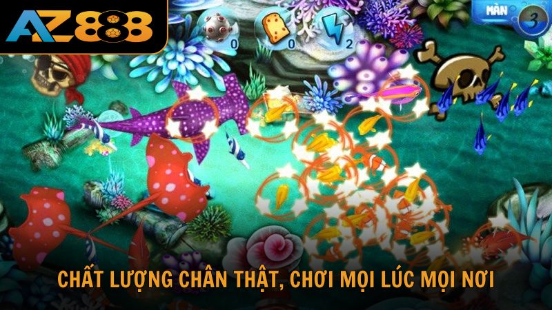 Chất lượng giao diện của Bắn cá xèng đổi thưởng luôn khiến nhiều người phải choáng ngợp